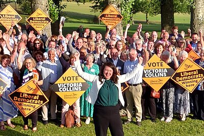 Campaigning photo